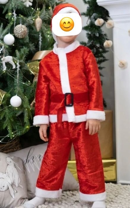 Новогодний Костюм Санты для мальчика