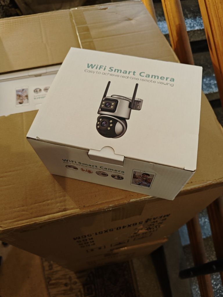 Двойна wifi камара icsee водоустоичива 6MP