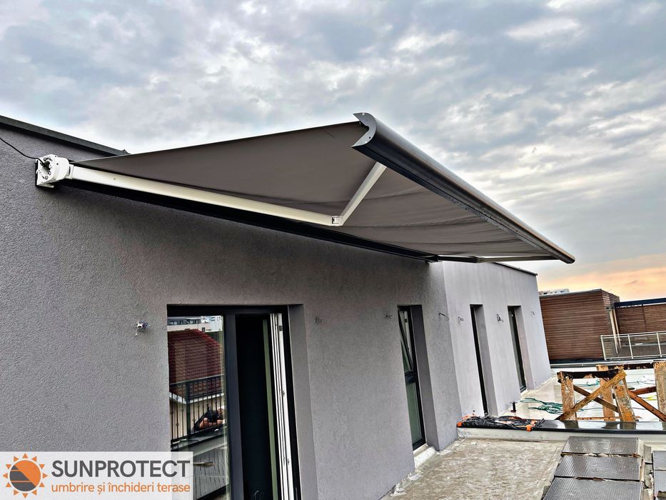 Copertine/Marchize retractabile. Casetate, Simple, Verticale, Zip