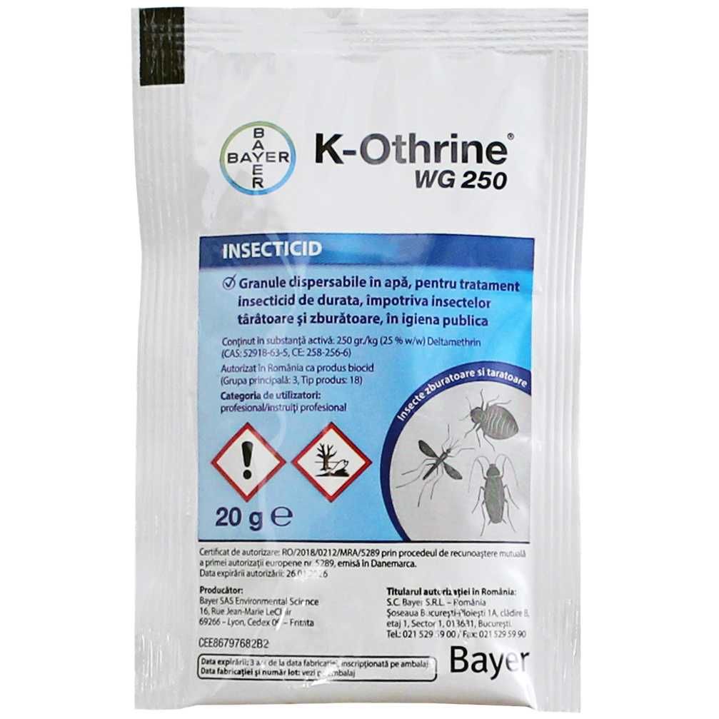 Insecticid Kothrine wg 20 gr anti capuse, plosnite, tantari, muste
