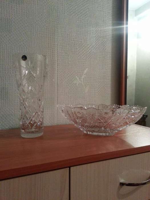 Продам новый НАСТОЯЩИЙ хрусталь : ваза для цветов