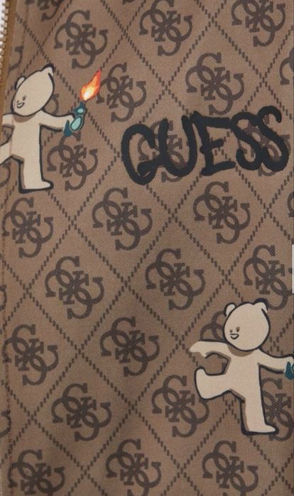 Комплект спортна горница с цип и тениска Guess x Banksy