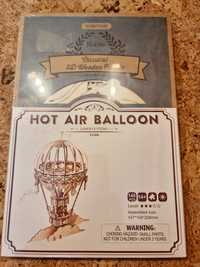 3D дървен пъзел нов Hot Air Balloon