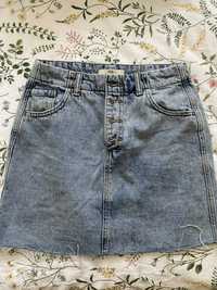 Fusta denim Stradivarius