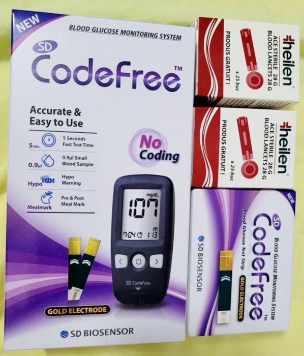 Glucometru&Testere SD CodeFree