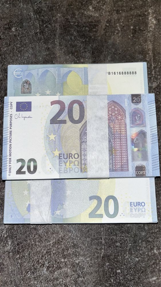 Реквизитни банкноти от 20€