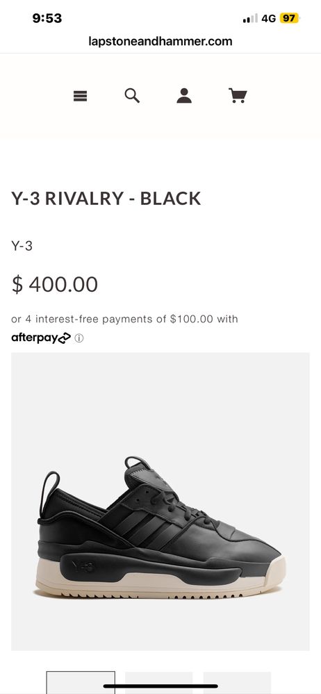 Y- 3 Yohji Yamamoto Adidas— модел RIVALRY,маратонки,кецове,сникърси