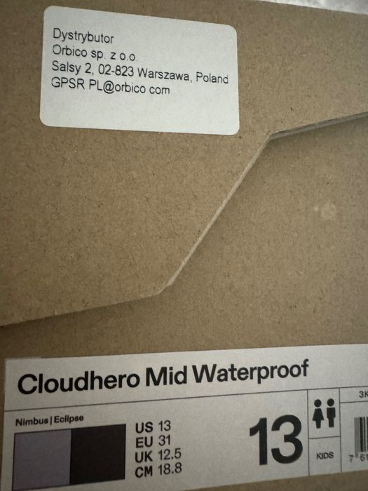 Детски маратонки ON cloudhero mid waterpoof