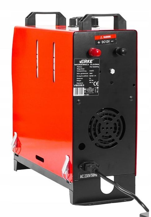 Încălzitor cu ulei sau motorina tip Sirocou Webasco 9 kW 230V/12V