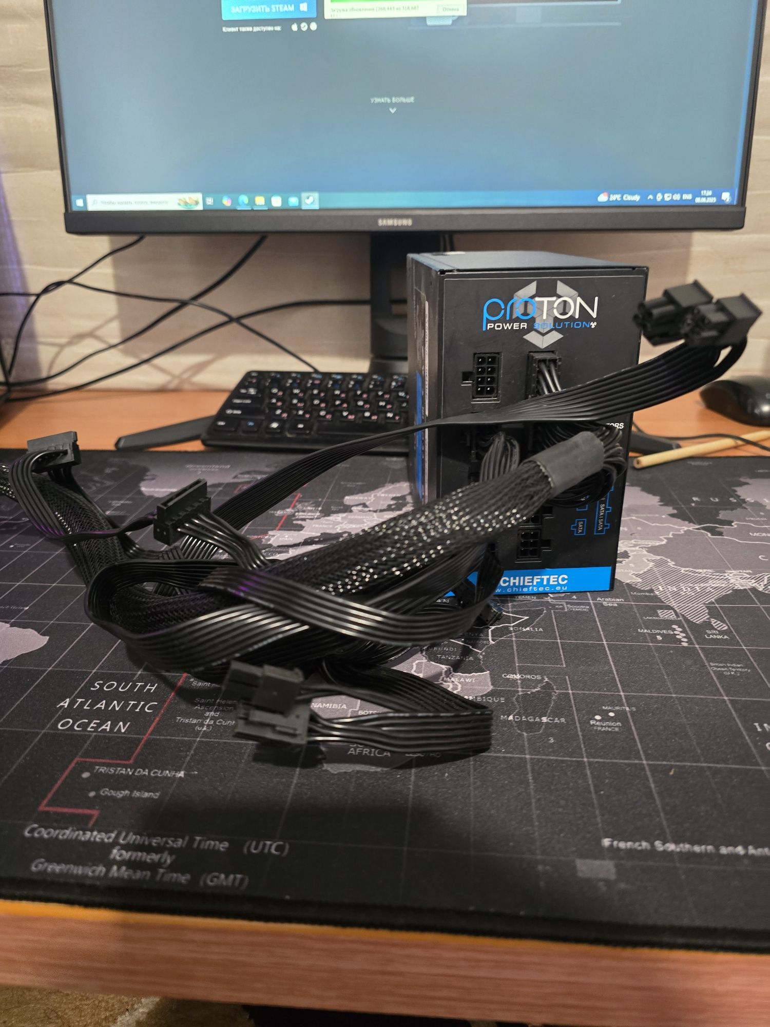 Блок питания chieftec BDF-650C модульный