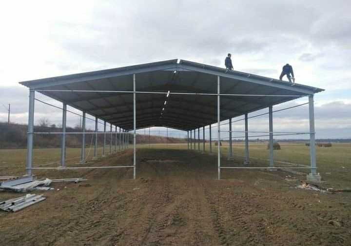 Vand structuri si hale metalice, agricole si industriale, pret produca
