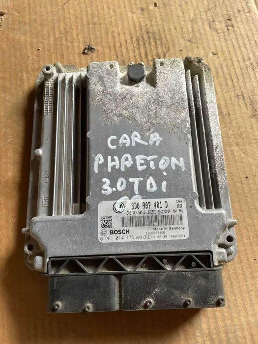 Calculator motor/ecu Vw Phaeton 3.0 tdi cara cod 3D0907401D