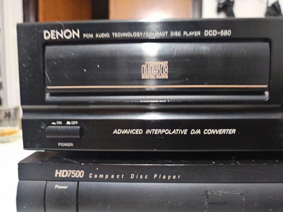 Cd player harmon kardon hd7500 si denon 580