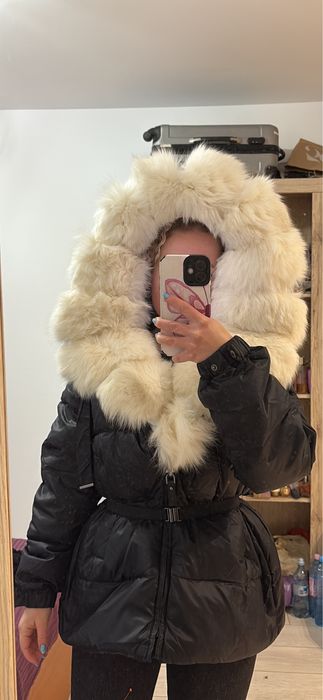 Vand geaca cu blana naturala vulpe