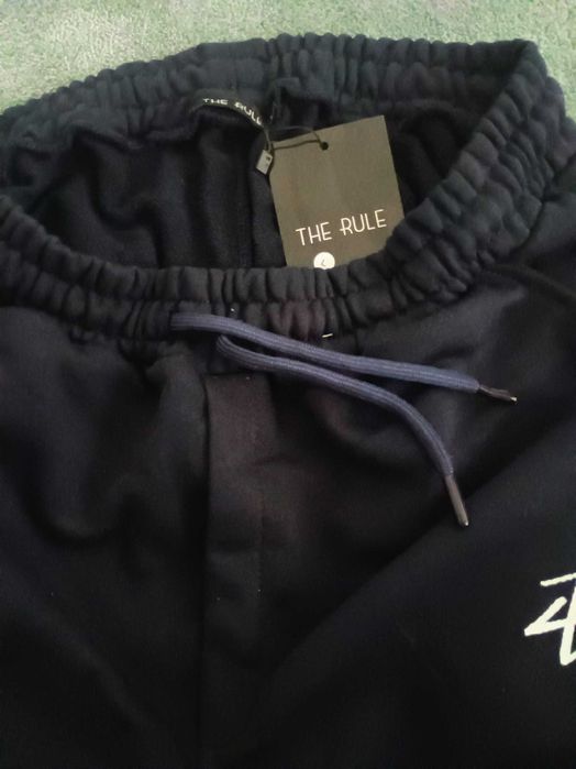 100% памук Stussy панталон- тъмносин