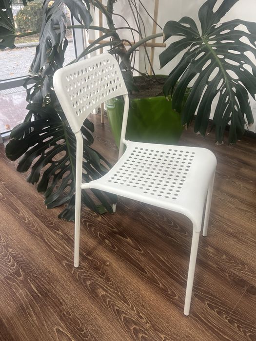 Стул Adde IKEA белый для кухни и офиса