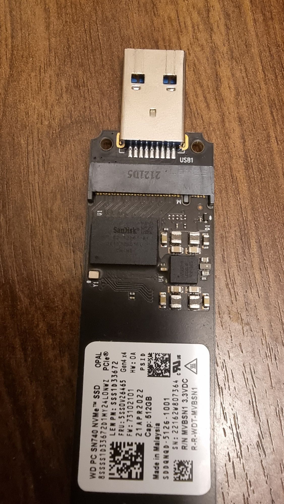 Memorie Usb Ssd Western Digital Sandisk Nvme m2 M Key