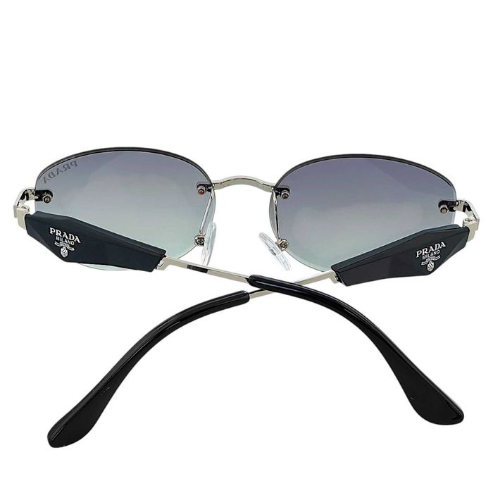 Prada 2026 Луксозни дамски слънчеви очила – ромбоидна кръгла рамка