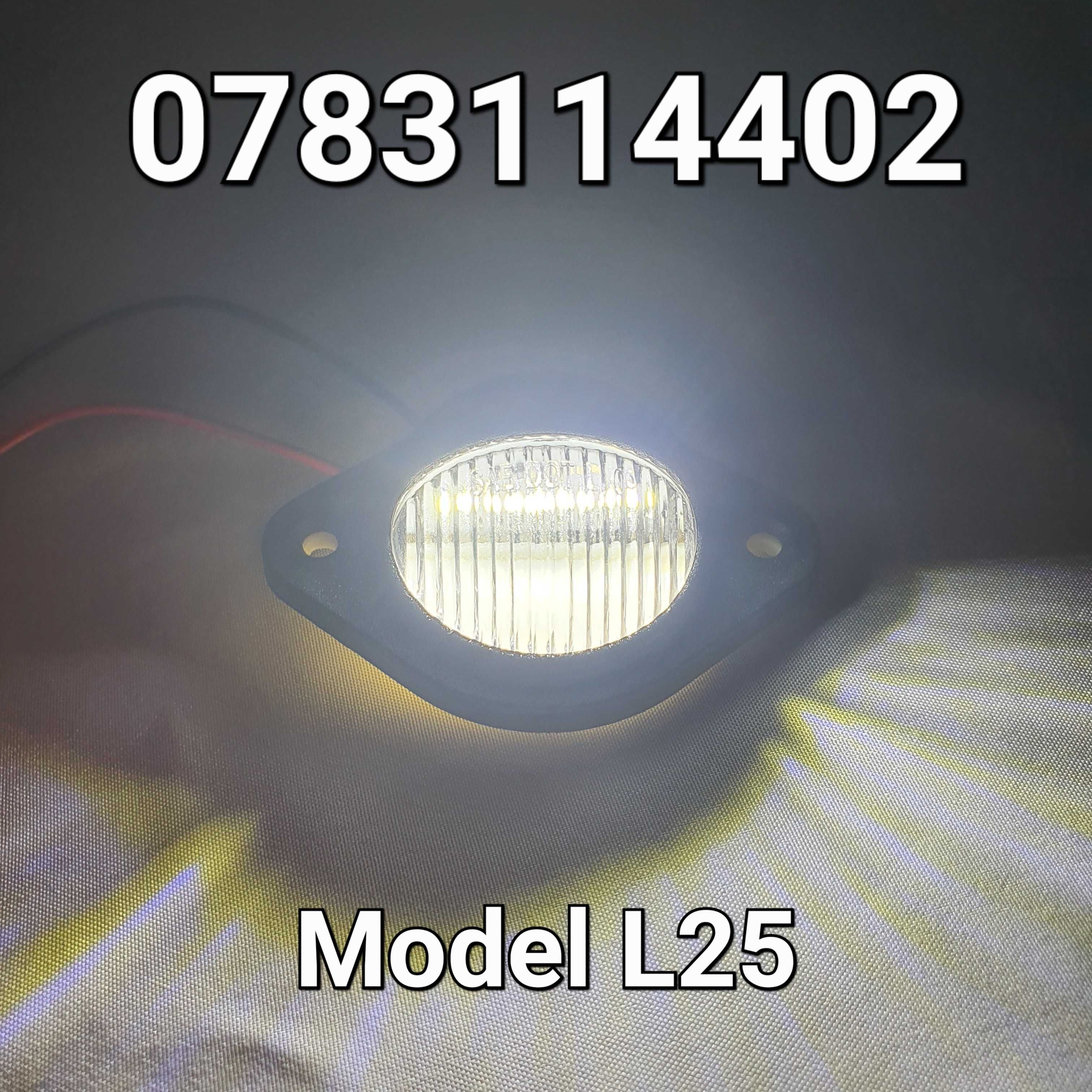 Lampa LED Iluminat Numar Inmatriculare-Platforma-Remorca-Trailer - L25
