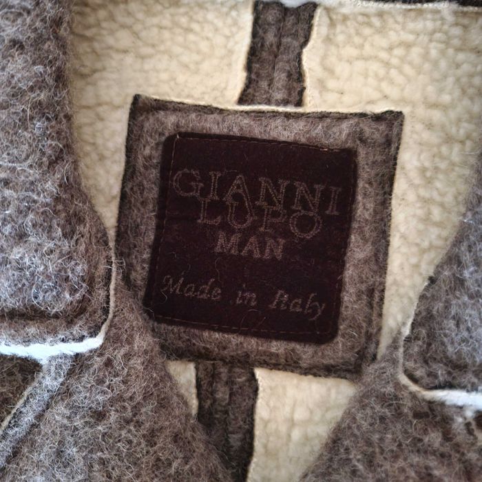 Jacheta geaca haina barbati imblanita lana naturala XL Italia nou