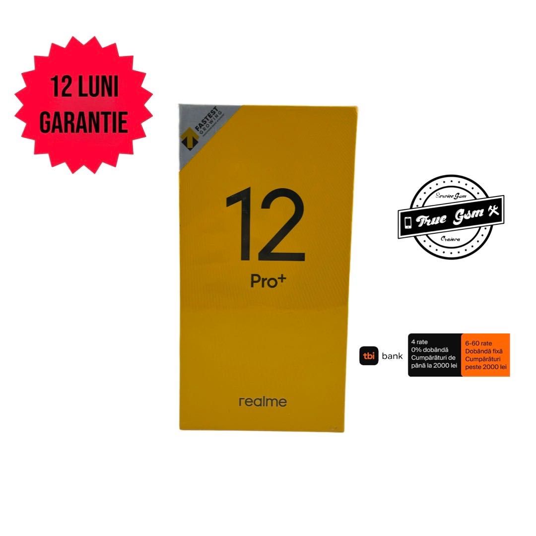 Realme 12 Pro+ 256GB Submarine Blue - GARANTIE 12 LUNI | TrueGSM