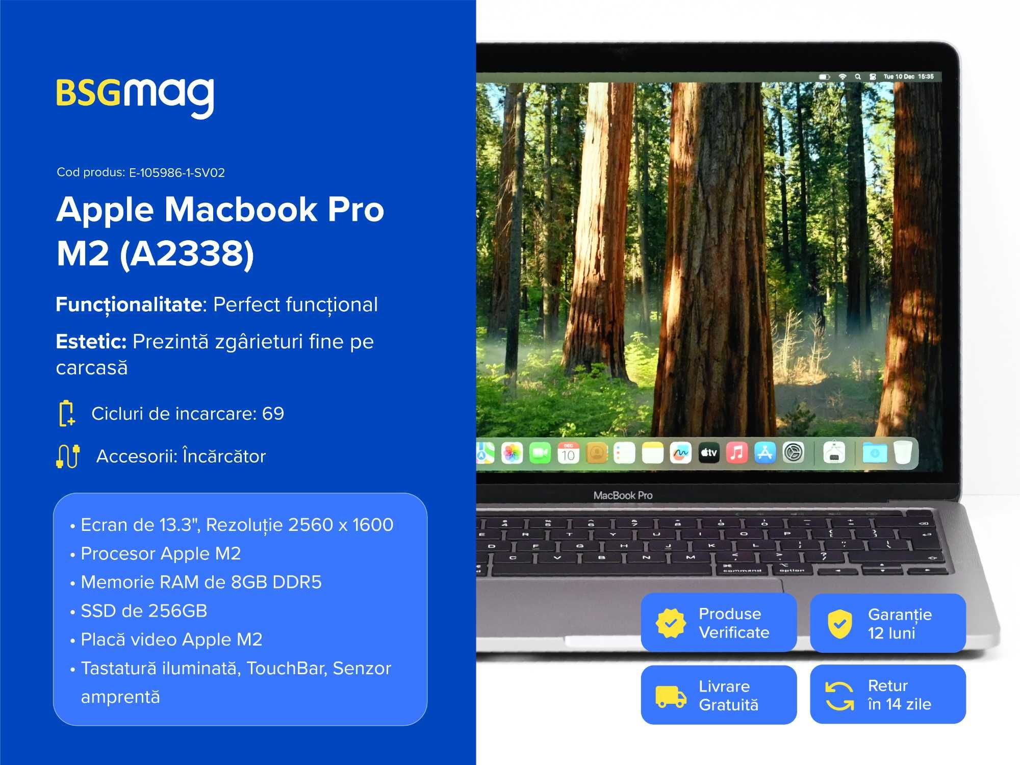 Laptop Apple Macbook Pro M2 (A2338) - BSGmag