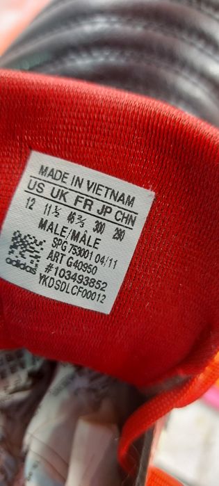 Adidas Predator номер 46 2/3  Оригинални футболни обувки