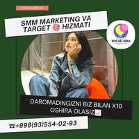 SMM/Marketing/Target xizmatlari
