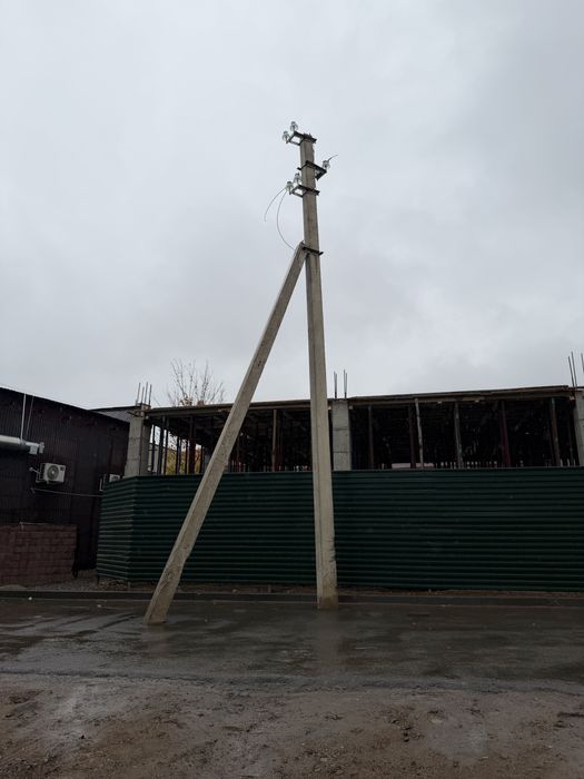 Столба для освещения в хорошем состоянии