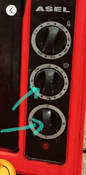 Ручки газовый плиты