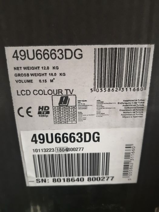 Tv toshiba pt piese display spart diagonala 55inchi