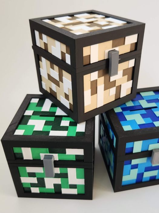 Minecraft касичка/кутия по ваш избор и размер