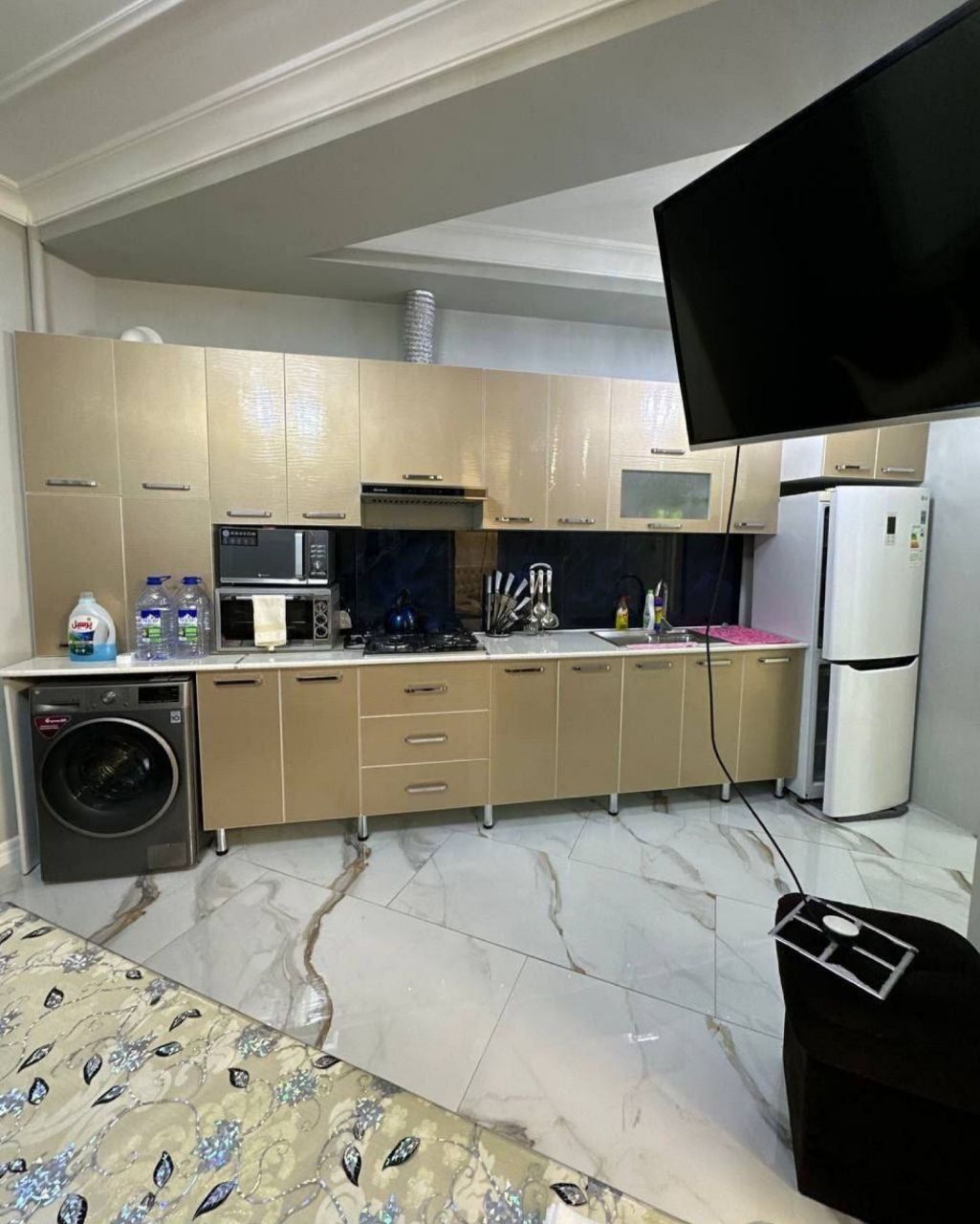 Квартира Сагбон Новостройка:Тожинисо{1/7/9}38м²Меб+Техника