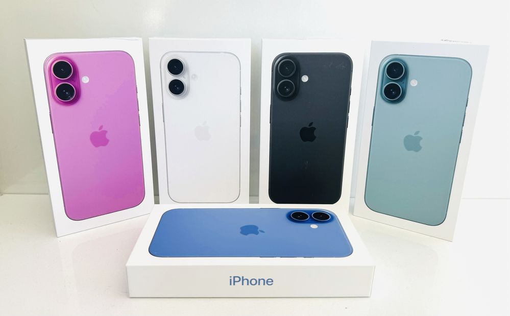 НОВ! iPhone 16 128GB Black / Ultramarine / Pink 24 месеца ГАРАНЦИЯ!