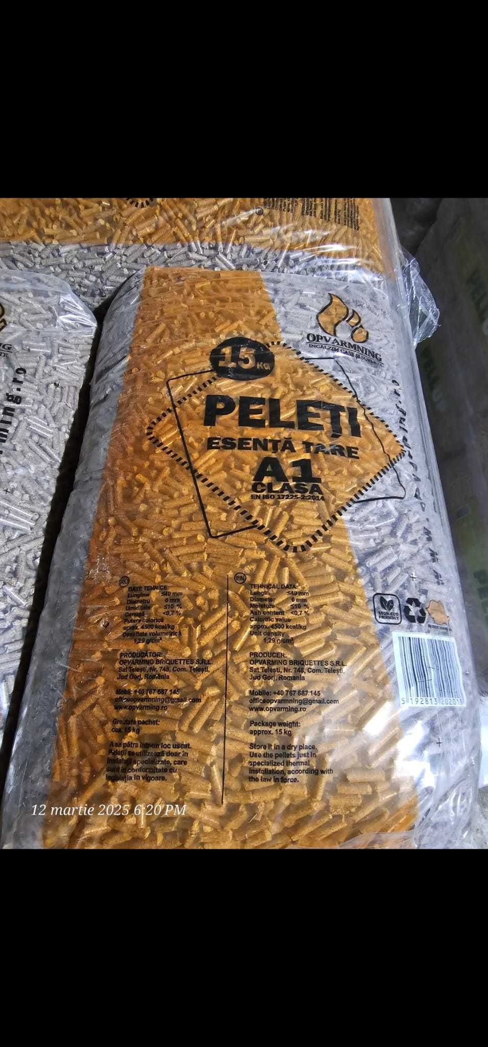 Peleti Pell up /Hs Timber/ Barlinek  Lemne paletizate/Brichete