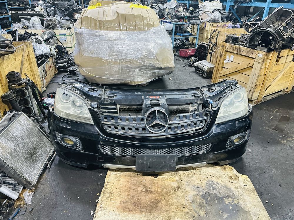 W164 ML ноускат рестайлинг авторазбор мерседес бу запчасть бампер фары