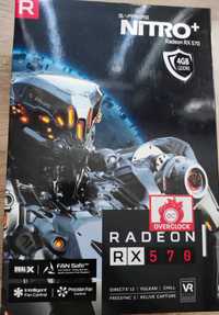Видео карта - Radeon rx 570 nitro+ 4gb