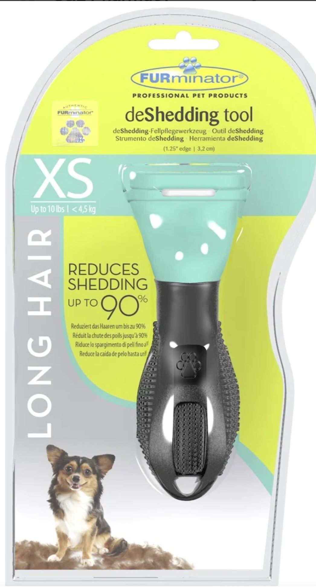 FURminator pentru caini deShedding Tool XS pentru păr lung