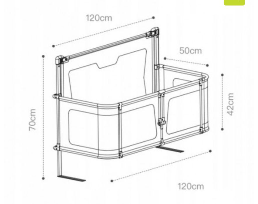 Patut co sleeping transformabil Ozar