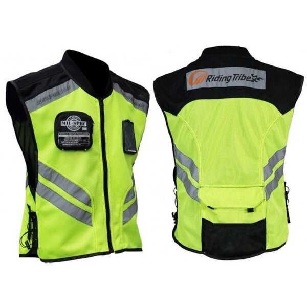 Светлоотразителна Мото Жилетка XL и 2XL
