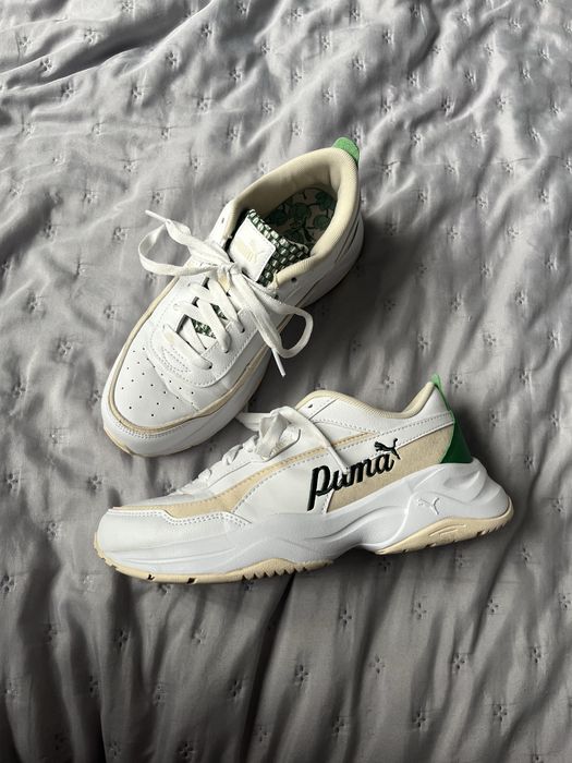 Puma бели маратонки