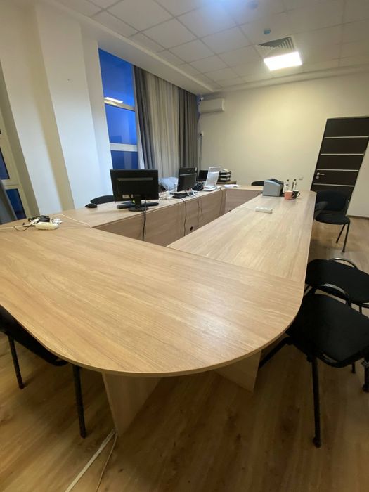 Офисный конференц стол с стулями 10 штук