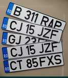 Numere auto ornamentale