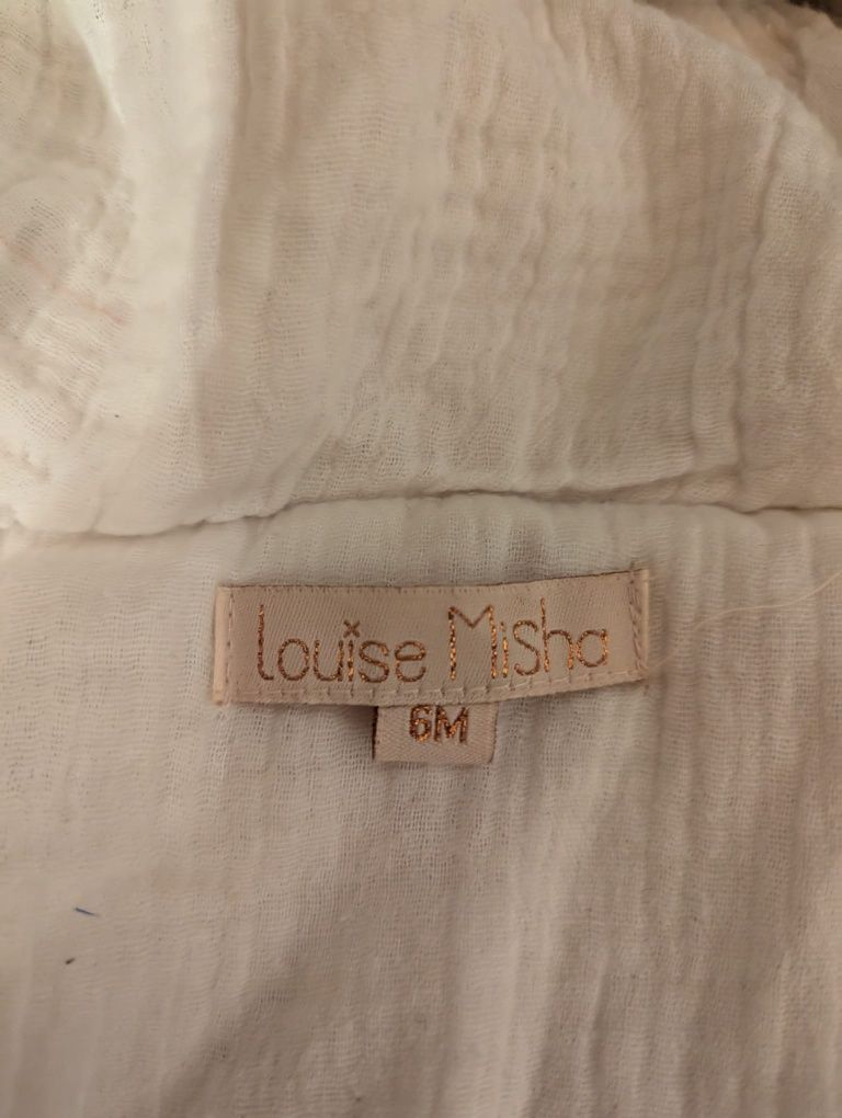 LOUISE MISHA overall/ combinezon Albania crem brodat.