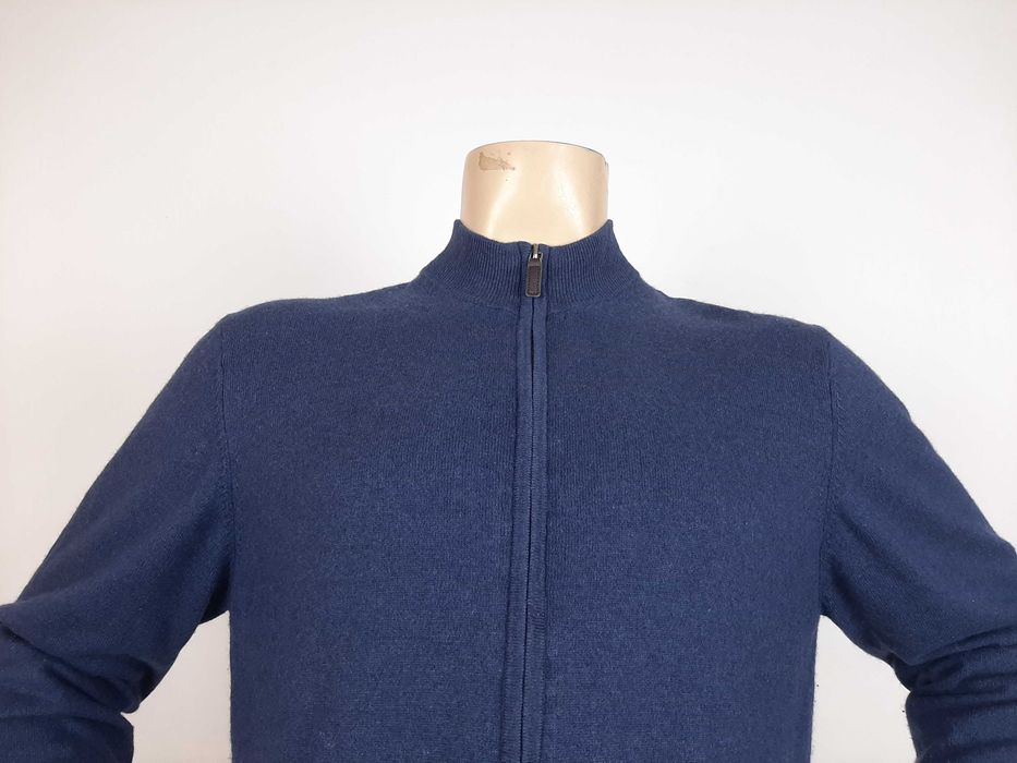 A.W.Dunmore - Мъжка жилетка с цип от коприна и кашмир размер L