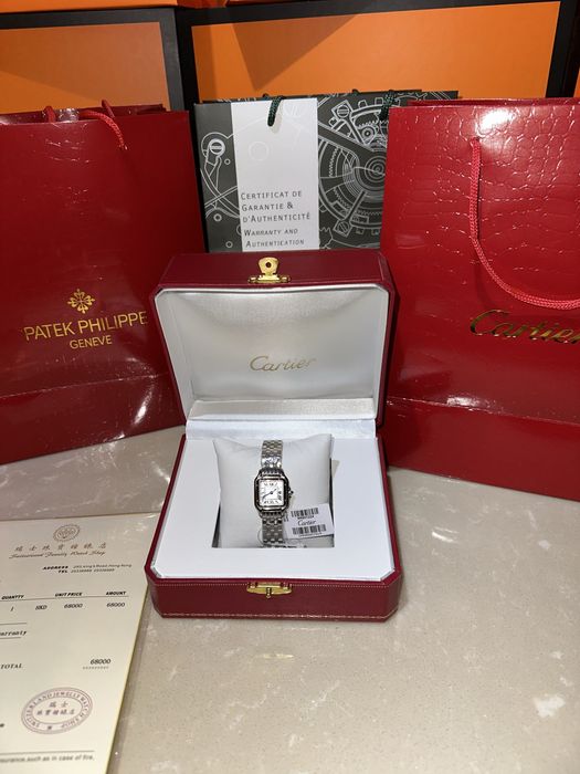 Ceas Cartier 22mm Dama/Silver/Full Box cadou c:3