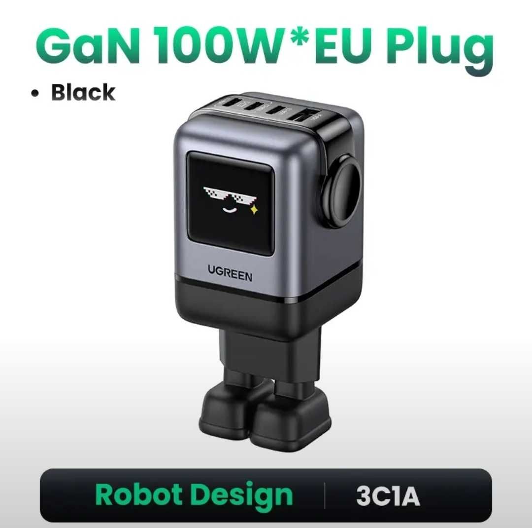 UGREEN Uno RG X688 100W GaN 3C+U EU Plug For Laptop/Macbook/Ultrabook