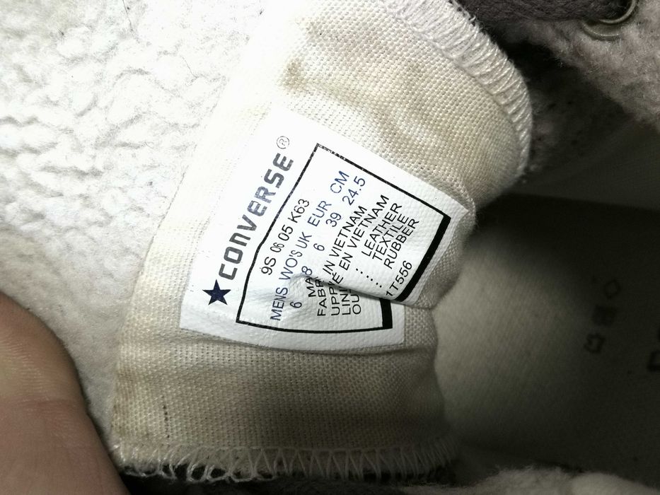 Ghete PIELE Tenisi inalti imblaniti 38 39 CONVERSE -Vietnam Ca NOI