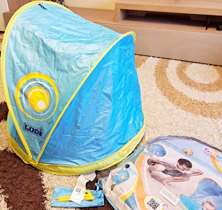 Cort de plajă anti-UV Ludi Baby – folosit doar o săptămână