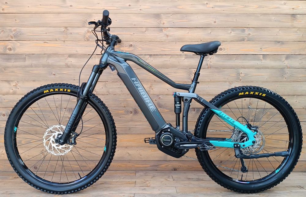 e-bike, bicicleta electrica Second HAIBIKE AllMtn 1, antracit,  M
